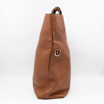 Automne-Hiver Defile Homme North South Tote Brown Leather