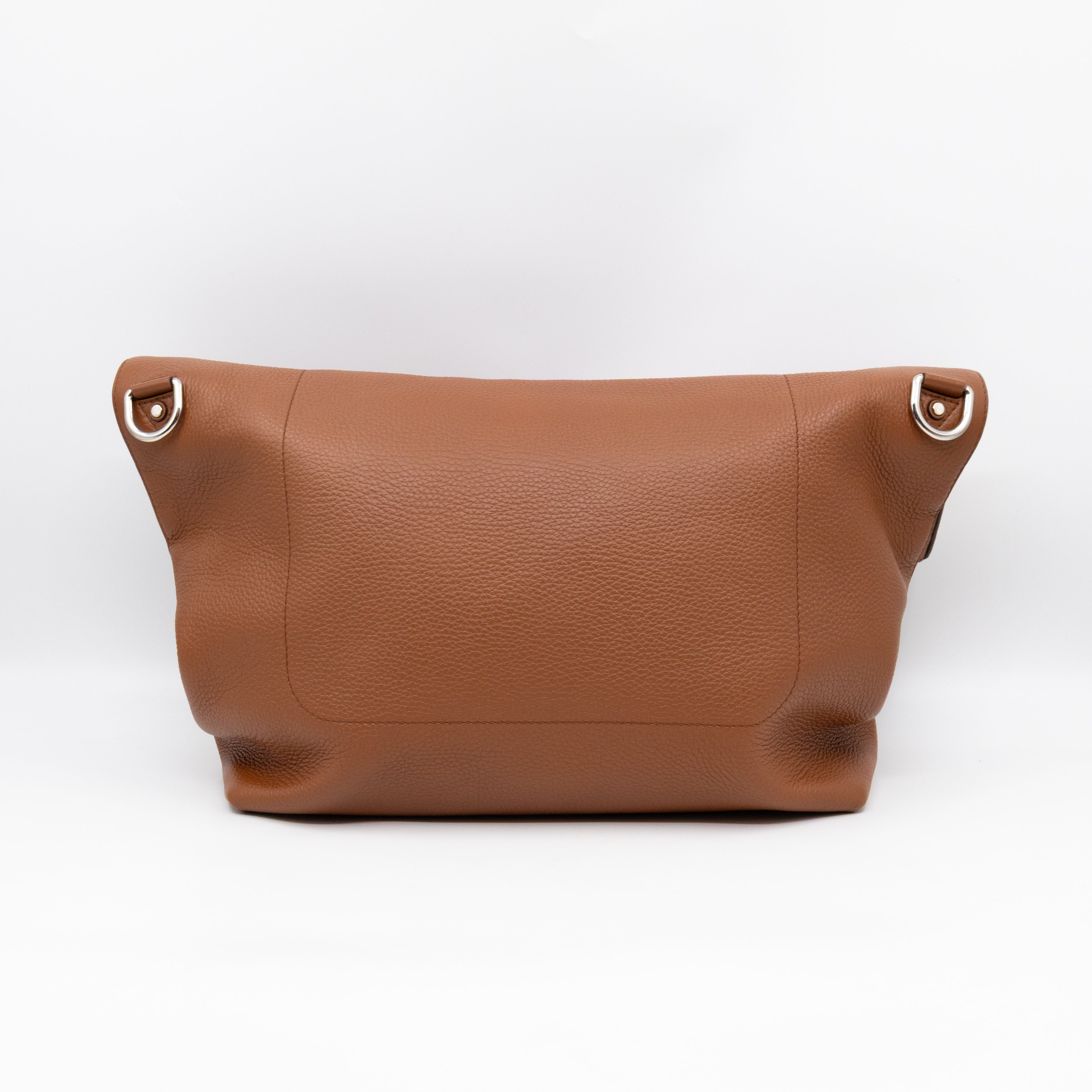 Automne-Hiver Defile Homme North South Tote Brown Leather