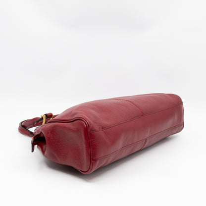 Re(Belle) Medium Shoulder Bag Red Leather