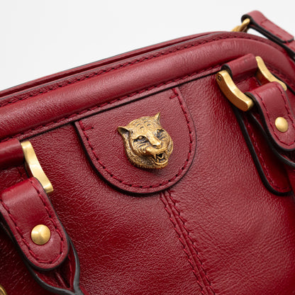 Re(Belle) Medium Shoulder Bag Red Leather
