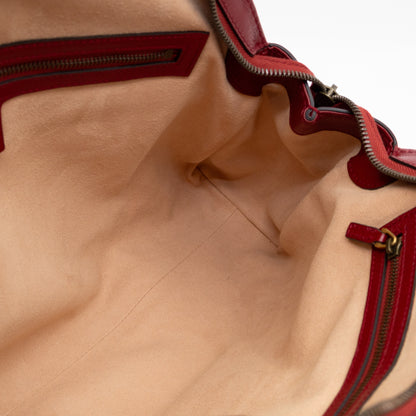 Re(Belle) Medium Shoulder Bag Red Leather