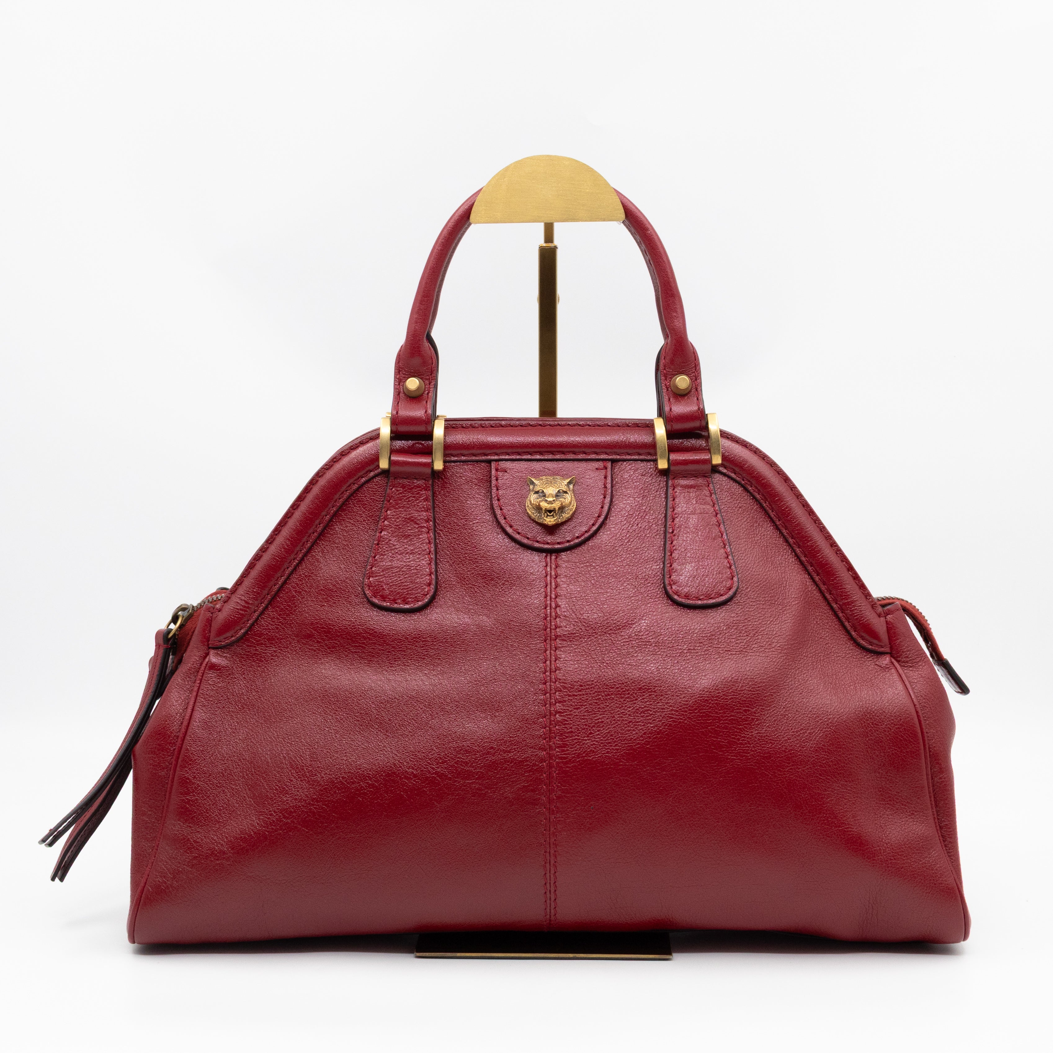 Re(Belle) Medium Shoulder Bag Red Leather