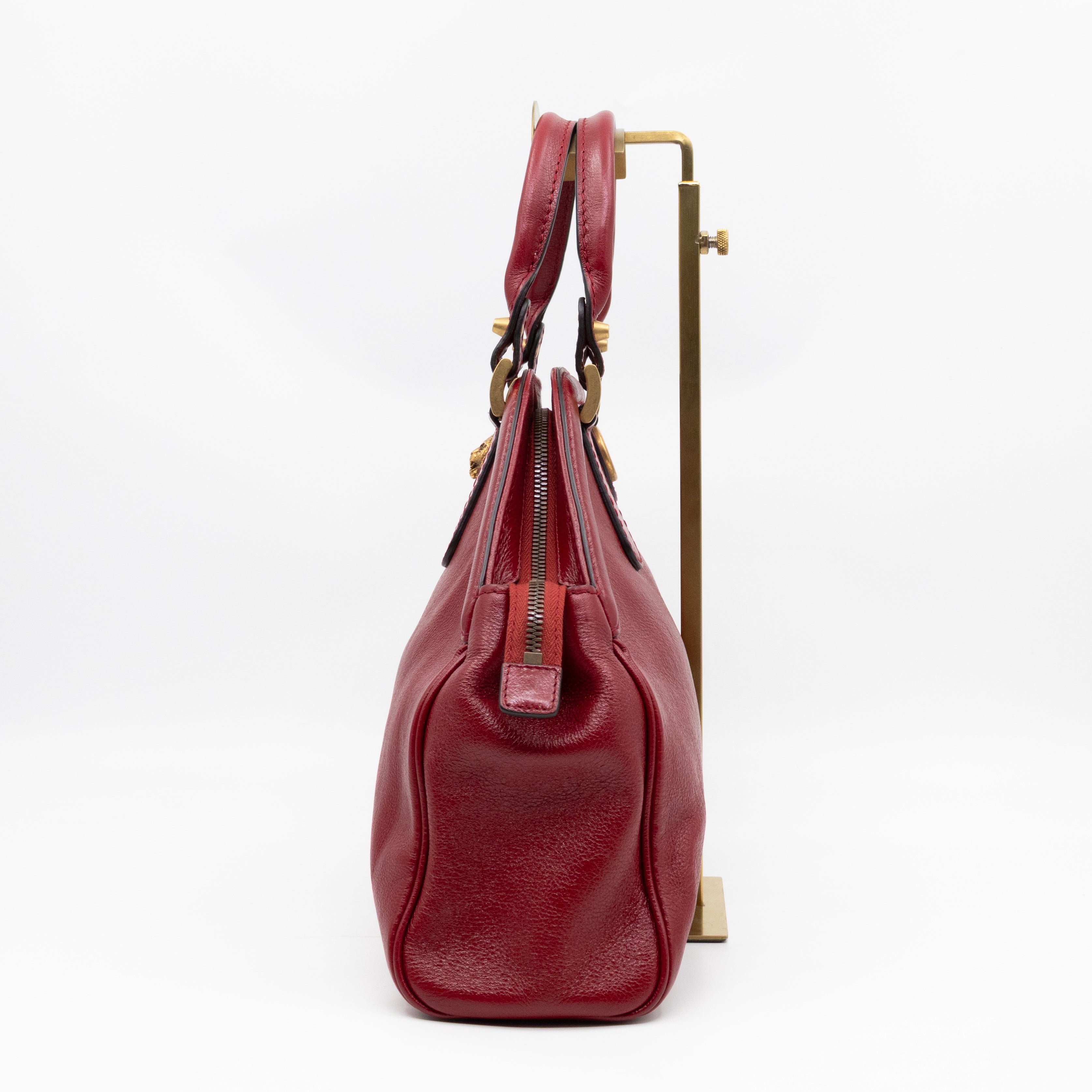 Re(Belle) Medium Shoulder Bag Red Leather