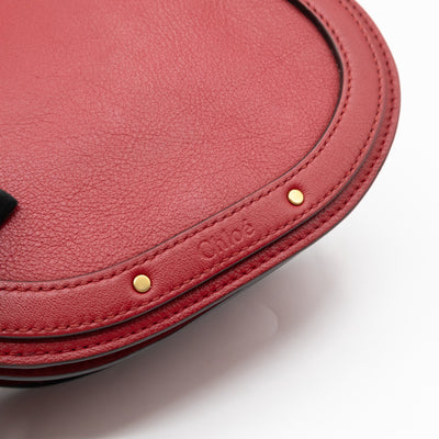 Small Nile Bracelet Bag Red Leather