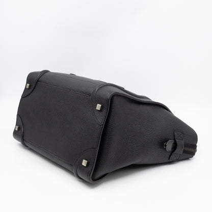 Mini Luggage Black Leather