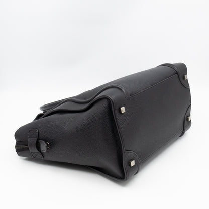 Mini Luggage Black Leather