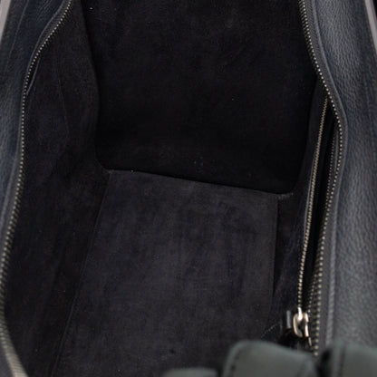 Mini Luggage Black Leather
