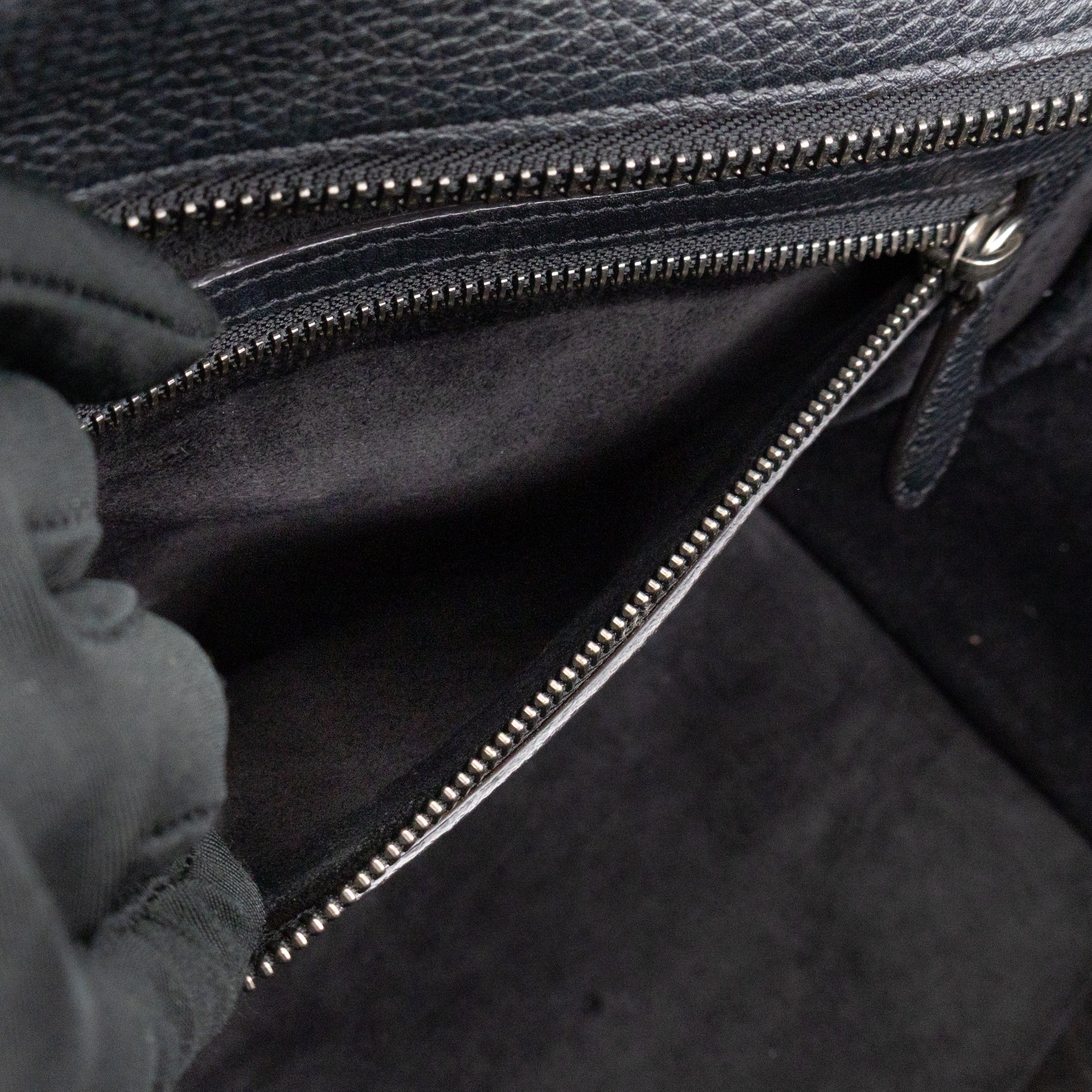 Mini Luggage Black Leather