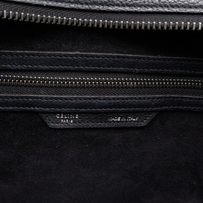 Mini Luggage Black Leather