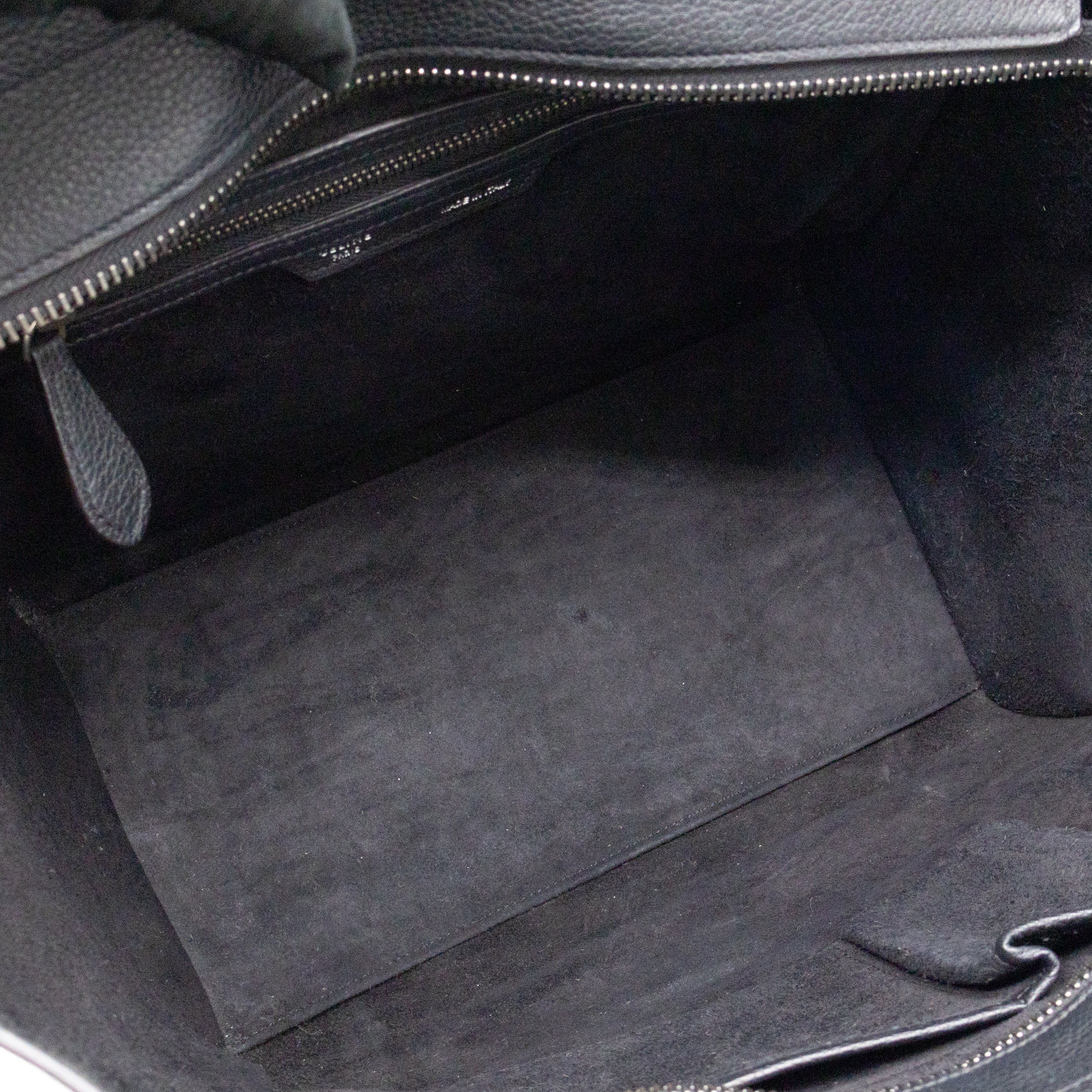 Mini Luggage Black Leather