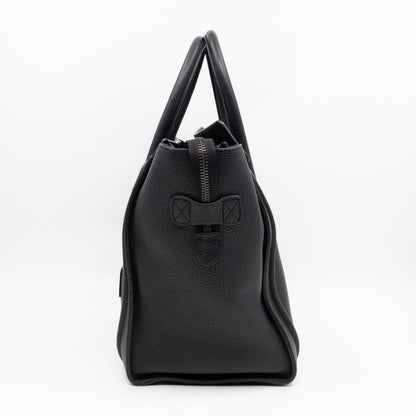 Mini Luggage Black Leather