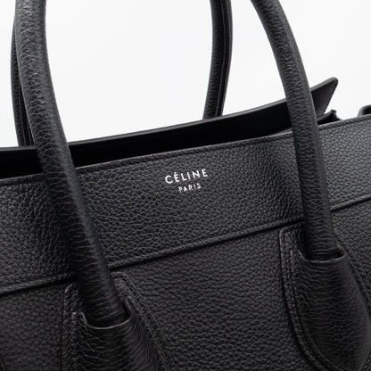 Mini Luggage Black Leather