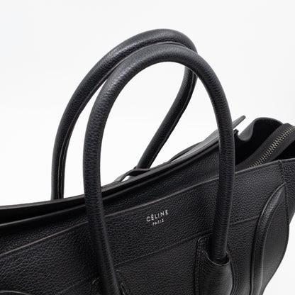 Mini Luggage Black Leather