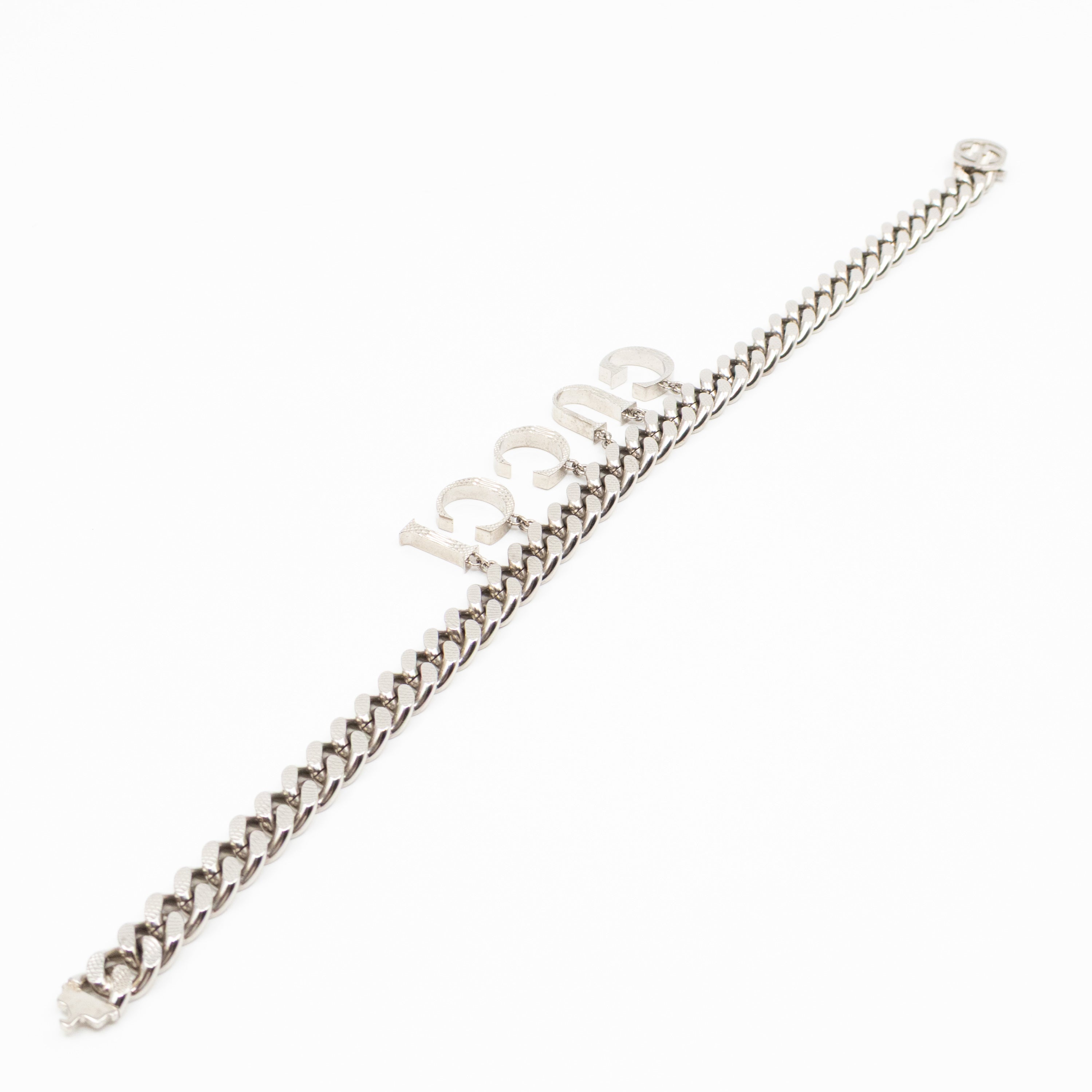 Gucci Script Choker Palladium