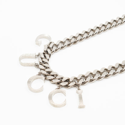 Gucci Script Choker Palladium