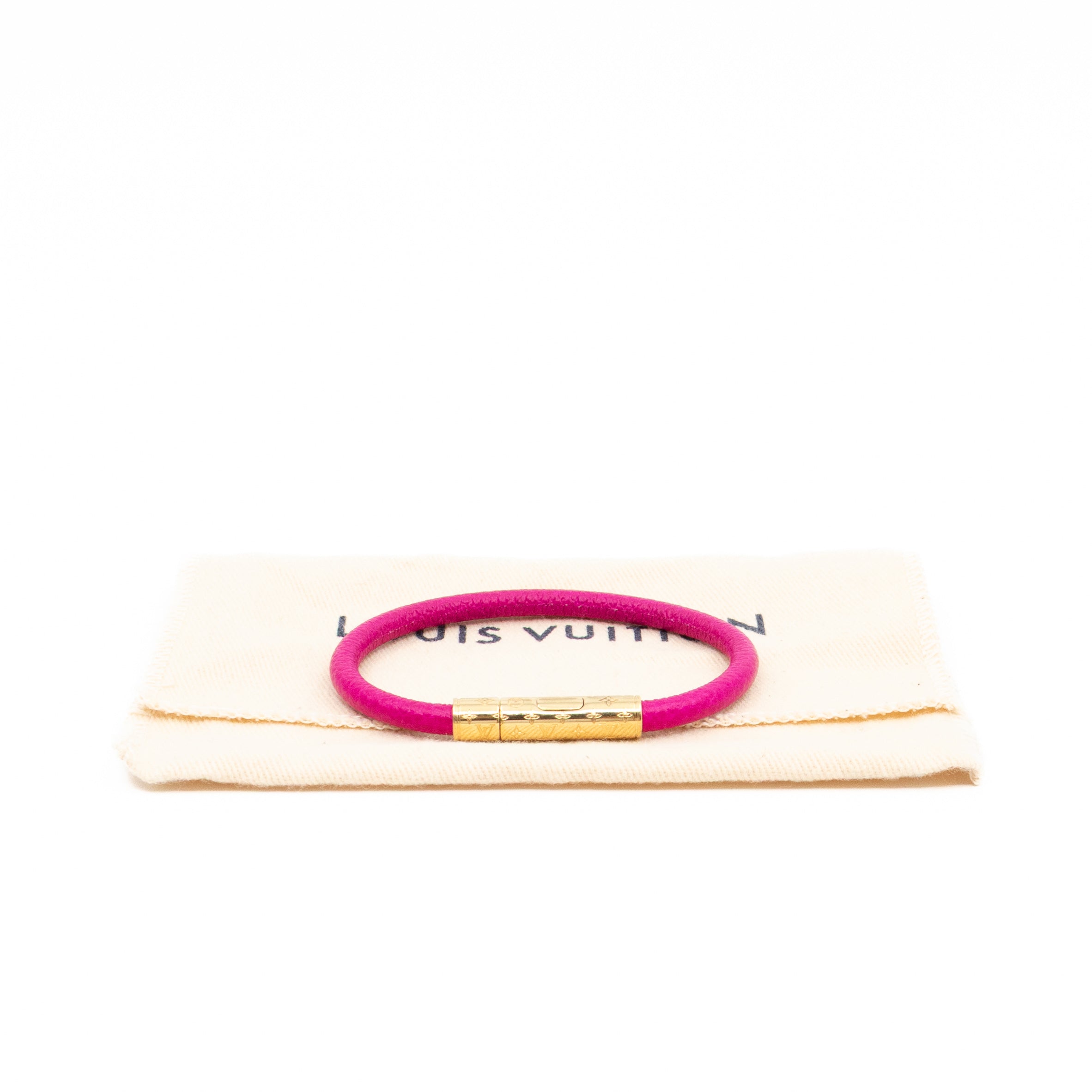 Confidential Bracelet Pink Leather