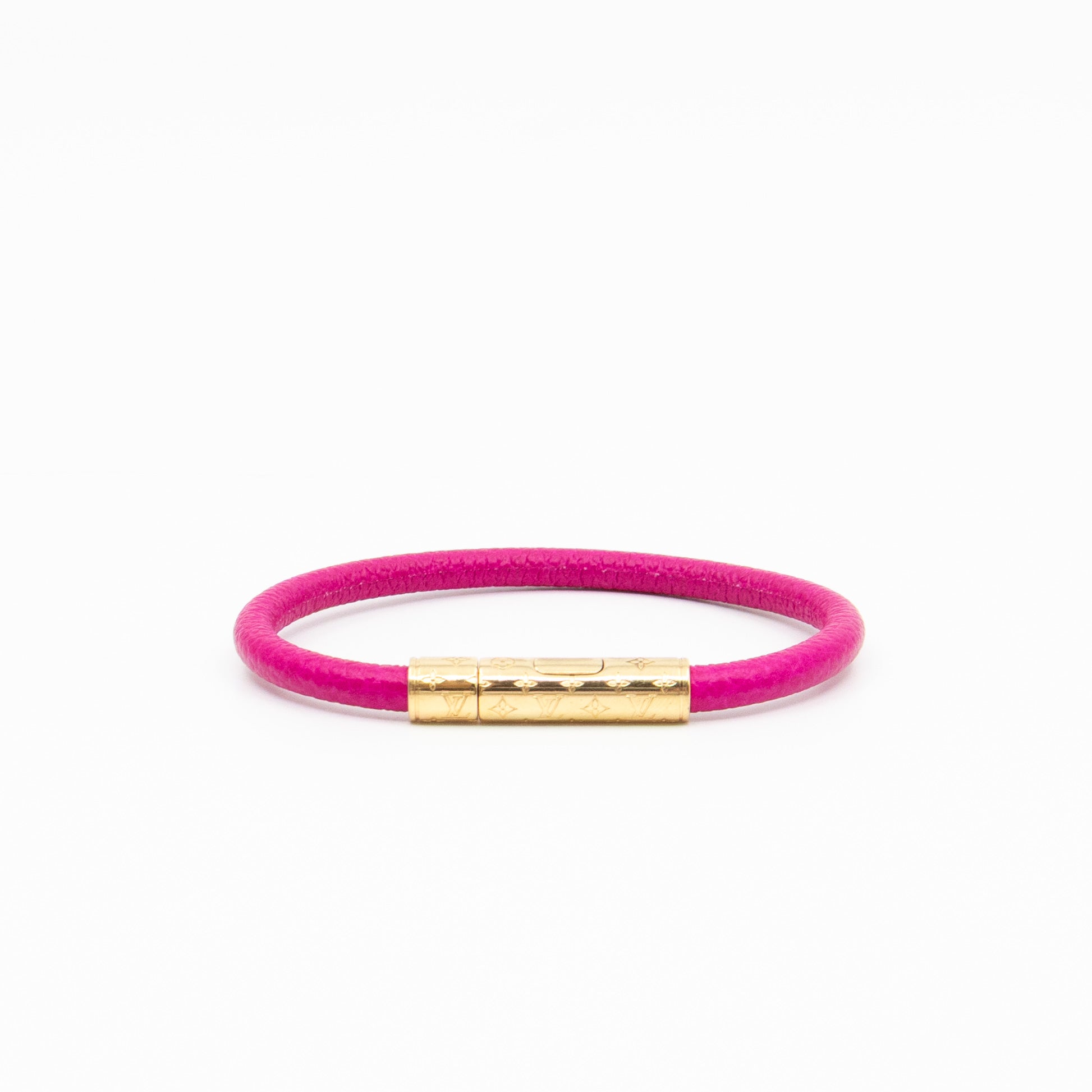 Confidential Bracelet Pink Leather
