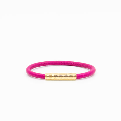 Confidential Bracelet Pink Leather