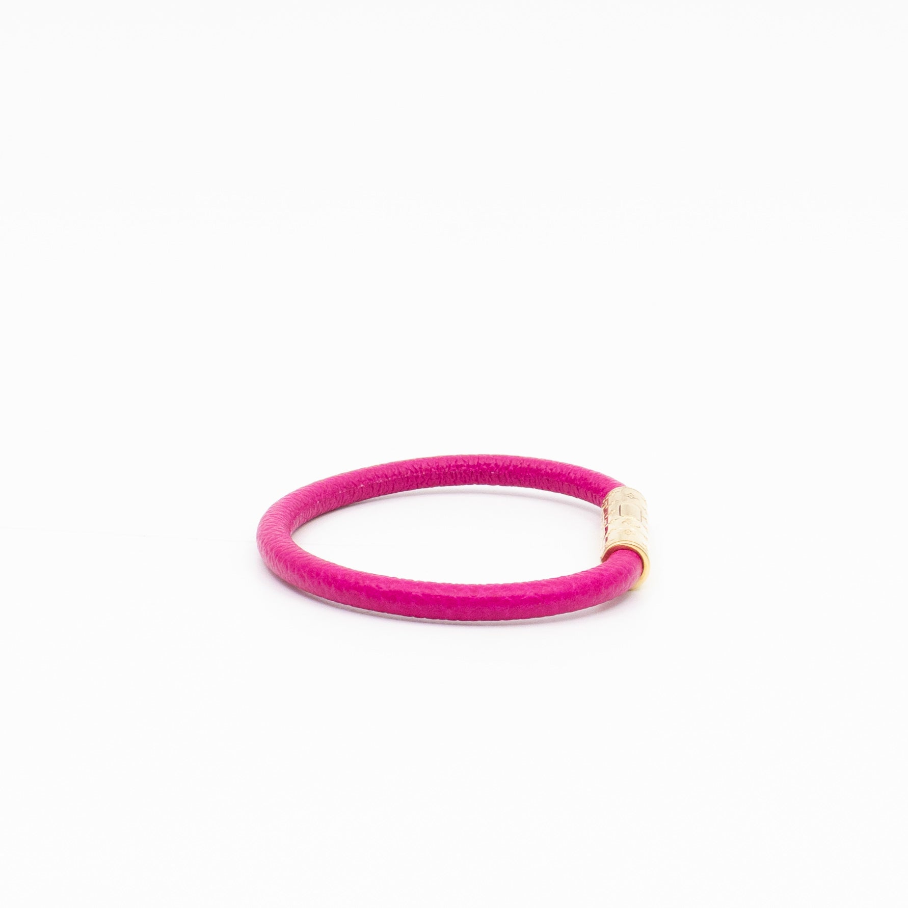 Confidential Bracelet Pink Leather
