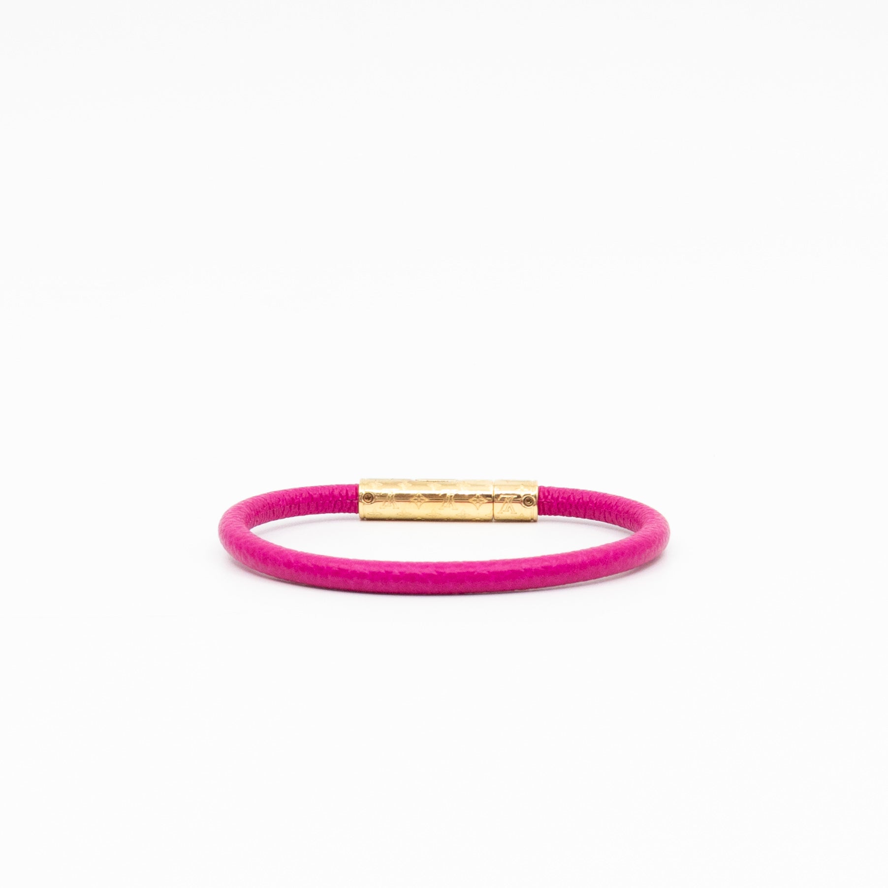 Confidential Bracelet Pink Leather