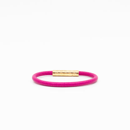 Confidential Bracelet Pink Leather