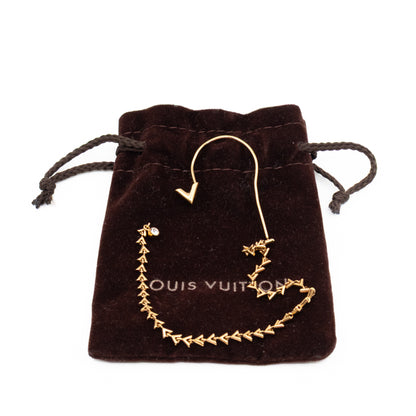Petit Essential V Chain Ear Cuff Gold