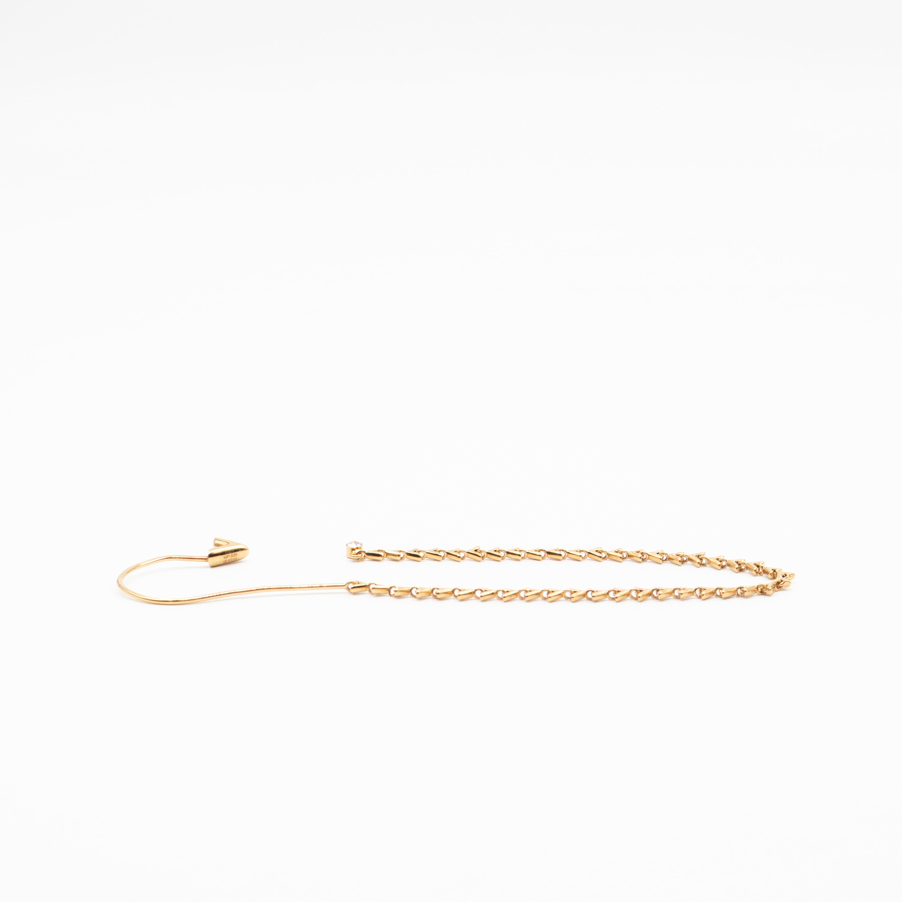 Petit Essential V Chain Ear Cuff Gold