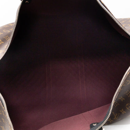 Keepall 55 Bandouliere Monogram Macassar
