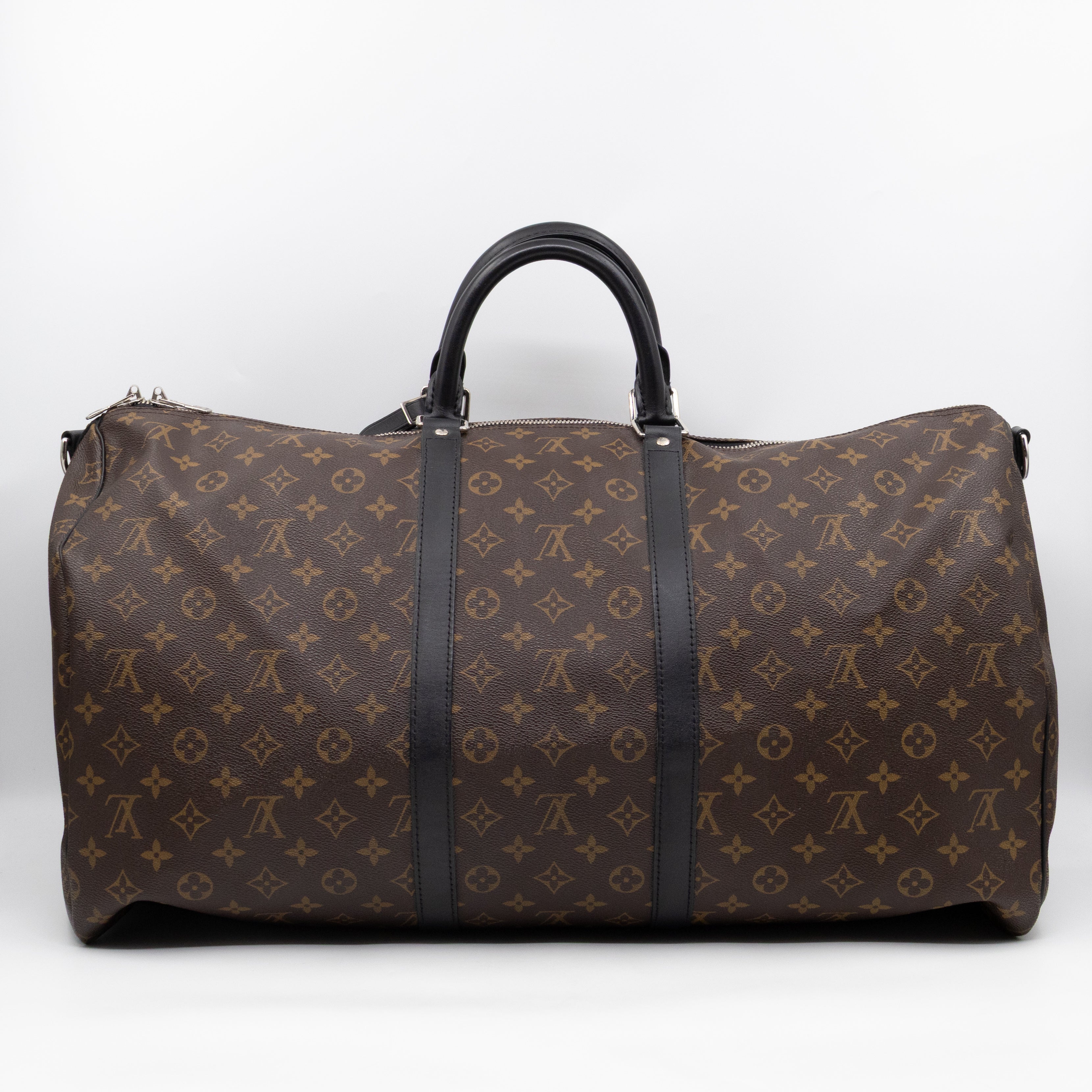 Keepall 55 Bandouliere Monogram Macassar