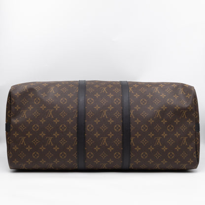Keepall 55 Bandouliere Monogram Macassar