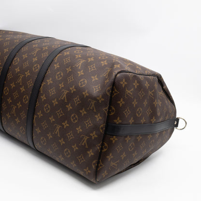 Keepall 55 Bandouliere Monogram Macassar