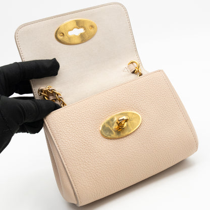 Lily Mini Beige Leather