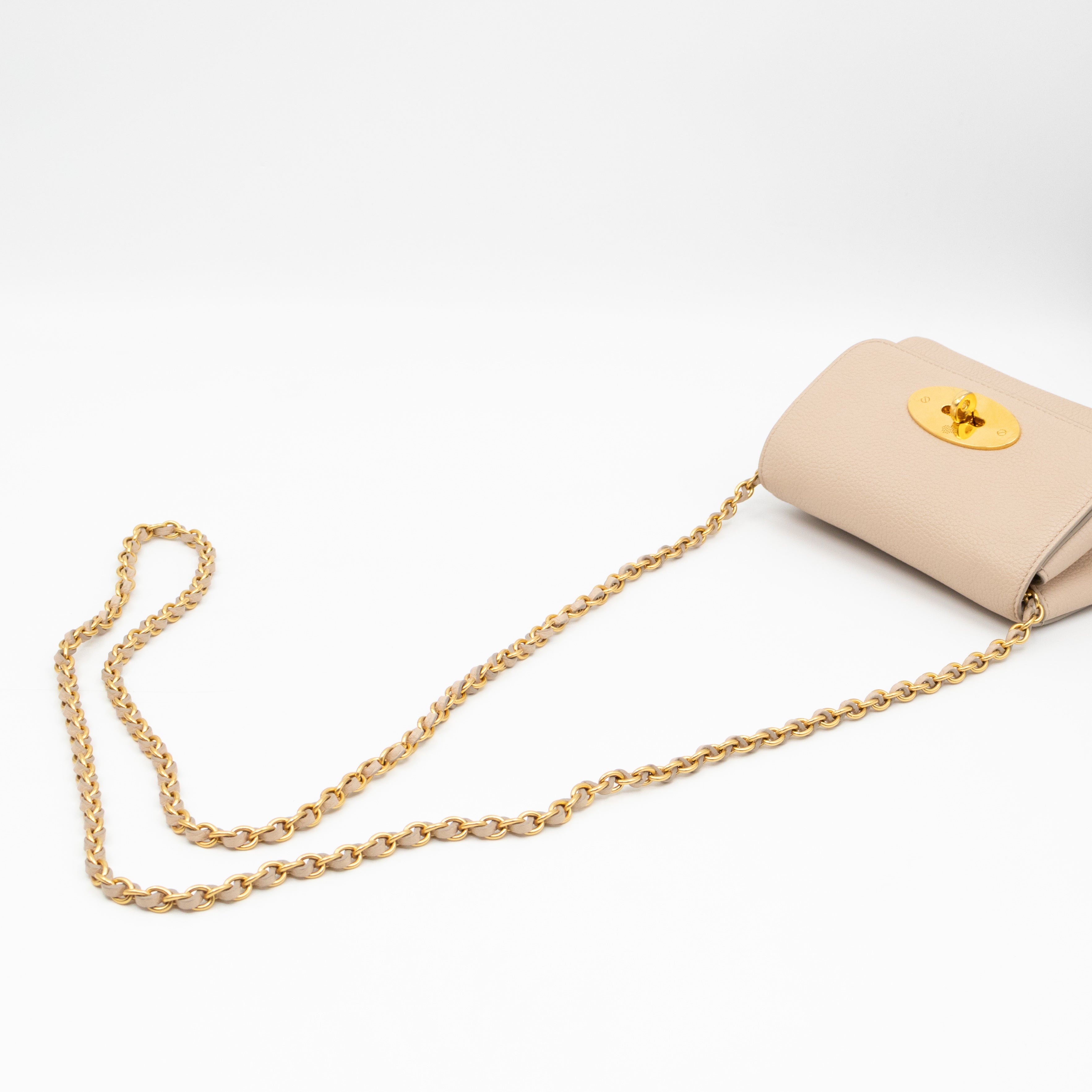 Lily Mini Beige Leather