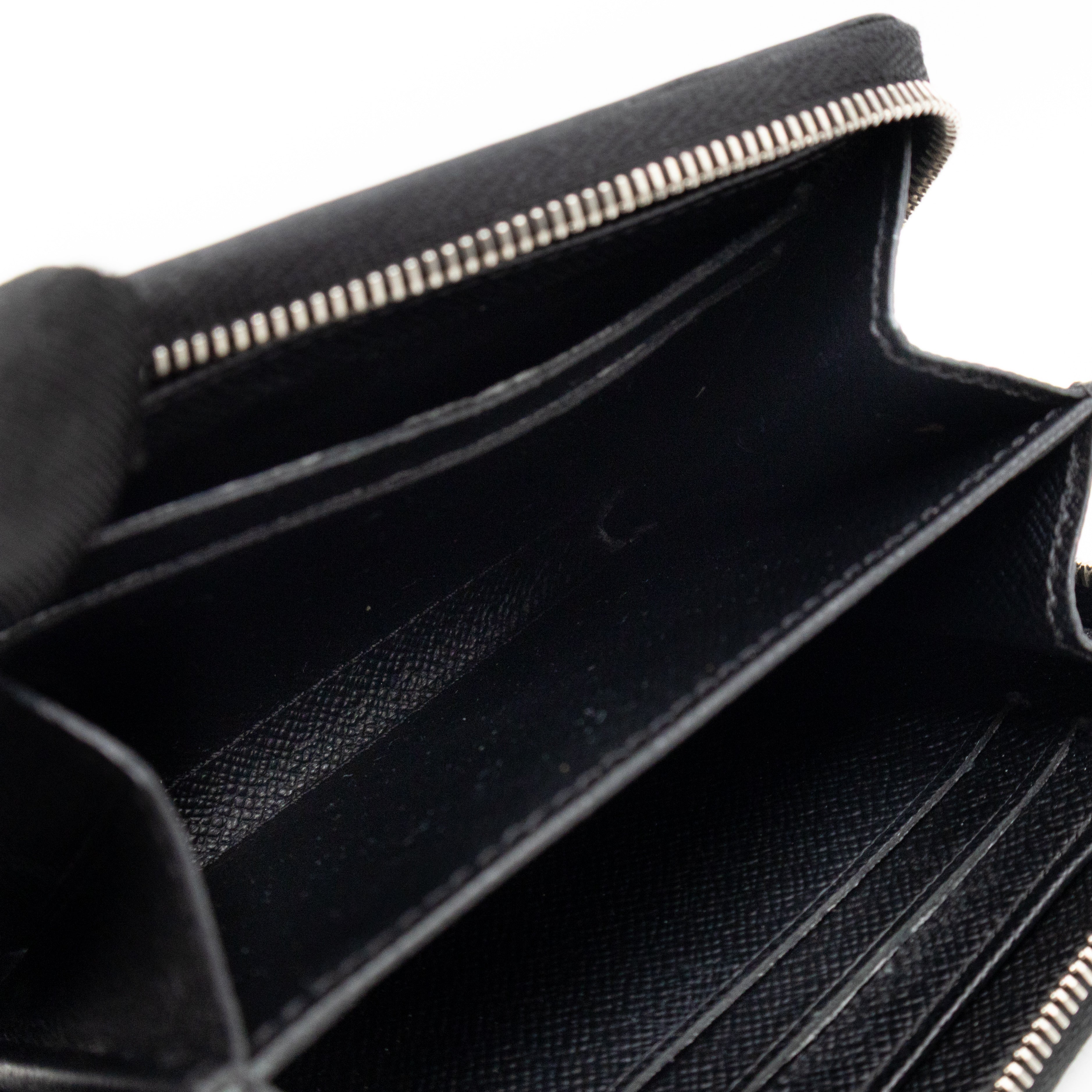 Zippy Coin Purse Black Epi Leather