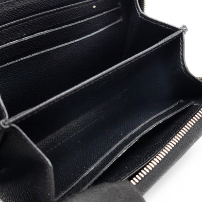 Zippy Coin Purse Black Epi Leather