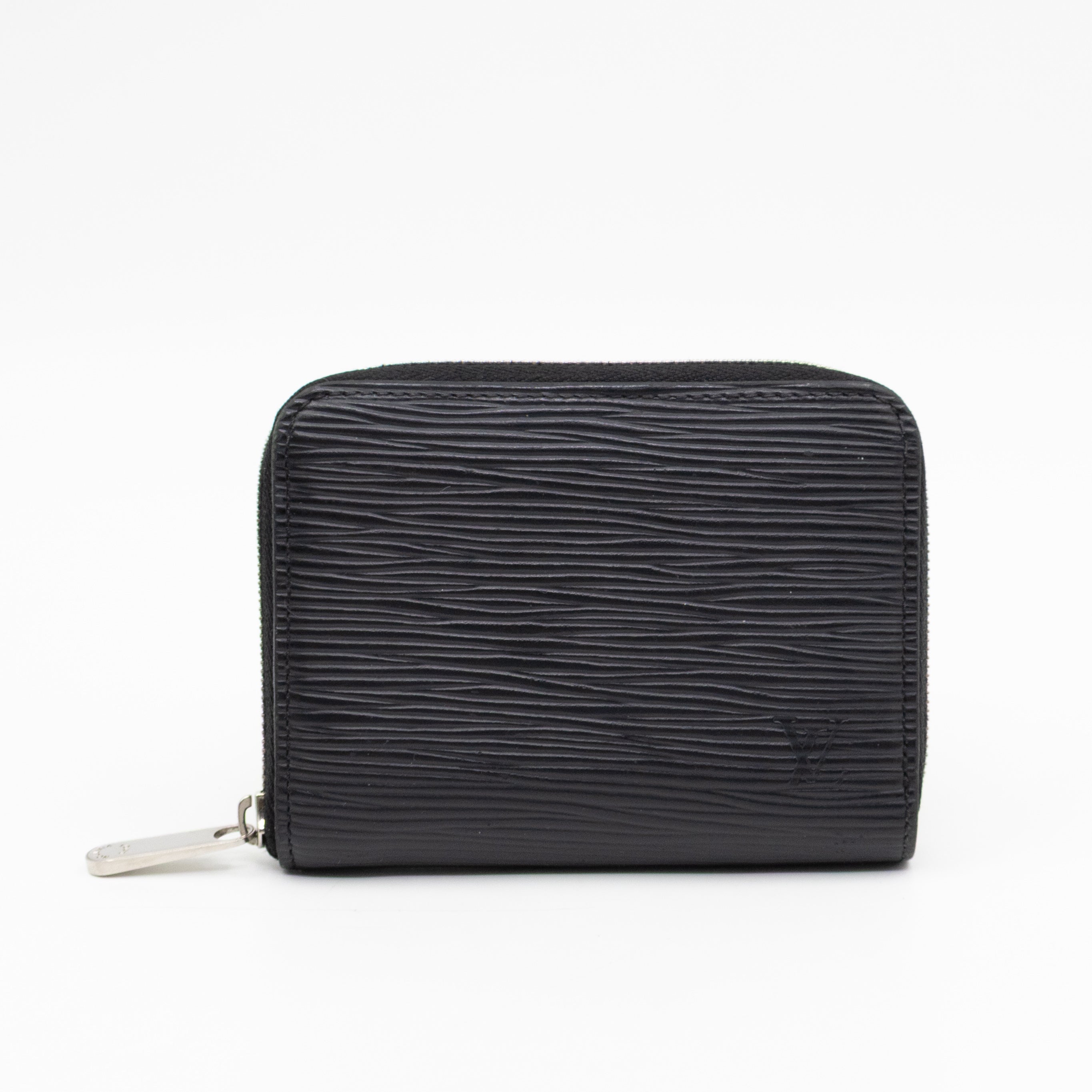 Zippy Coin Purse Black Epi Leather
