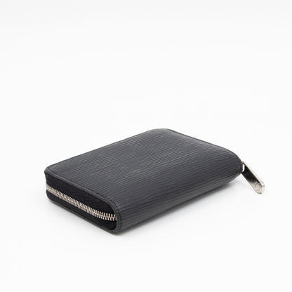 Zippy Coin Purse Black Epi Leather