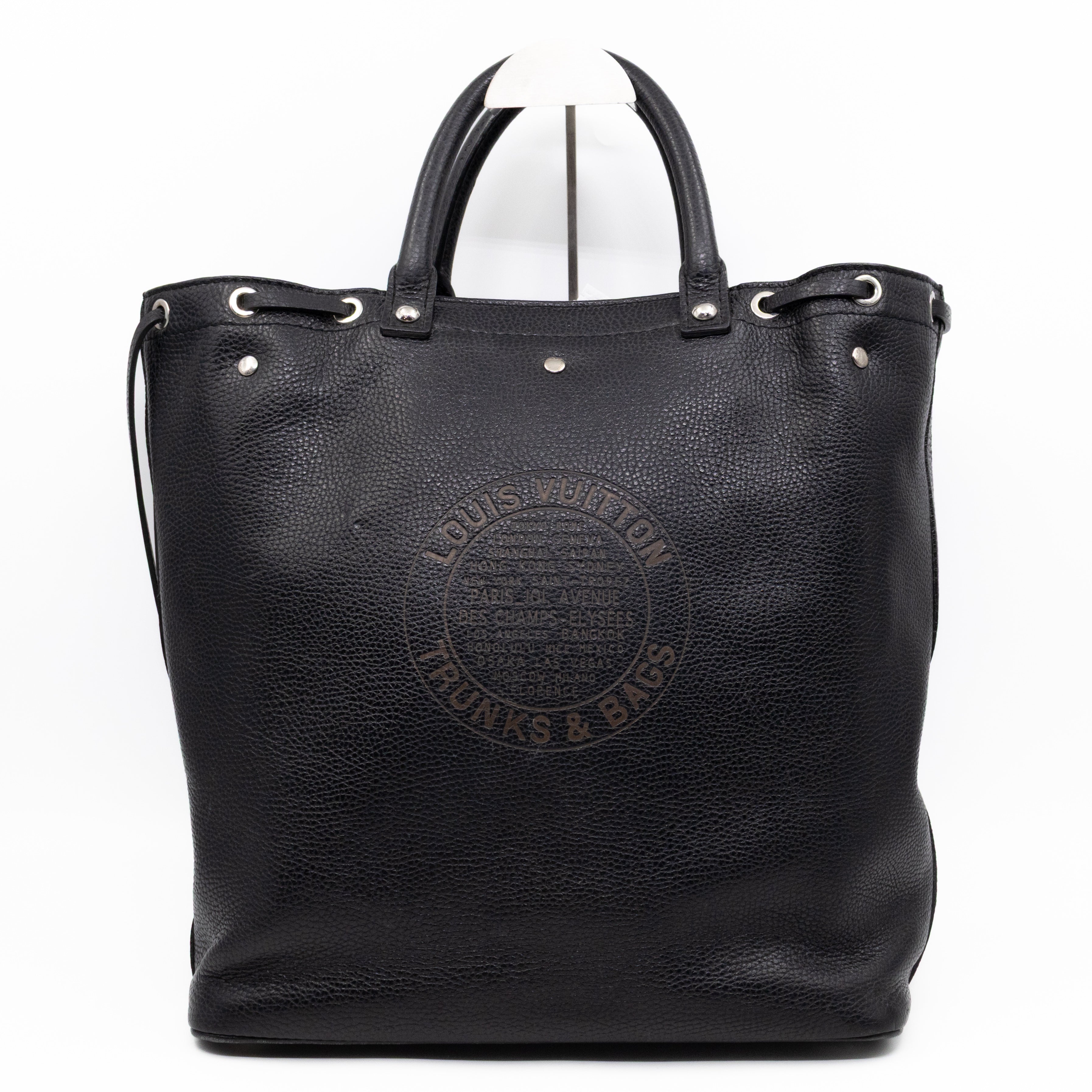 Tobago Trunks & Bags Black Suhali Leather