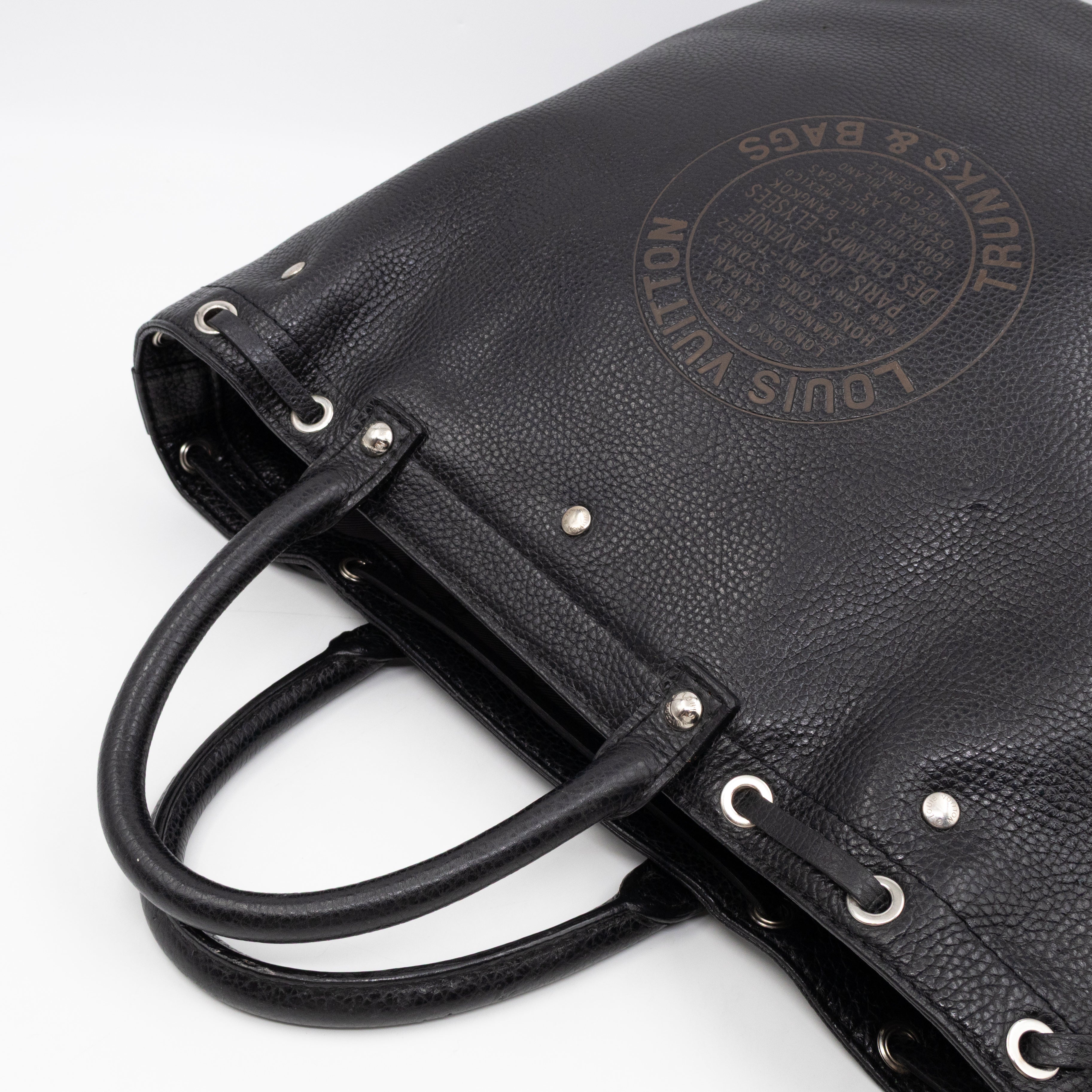 Tobago Trunks & Bags Black Suhali Leather