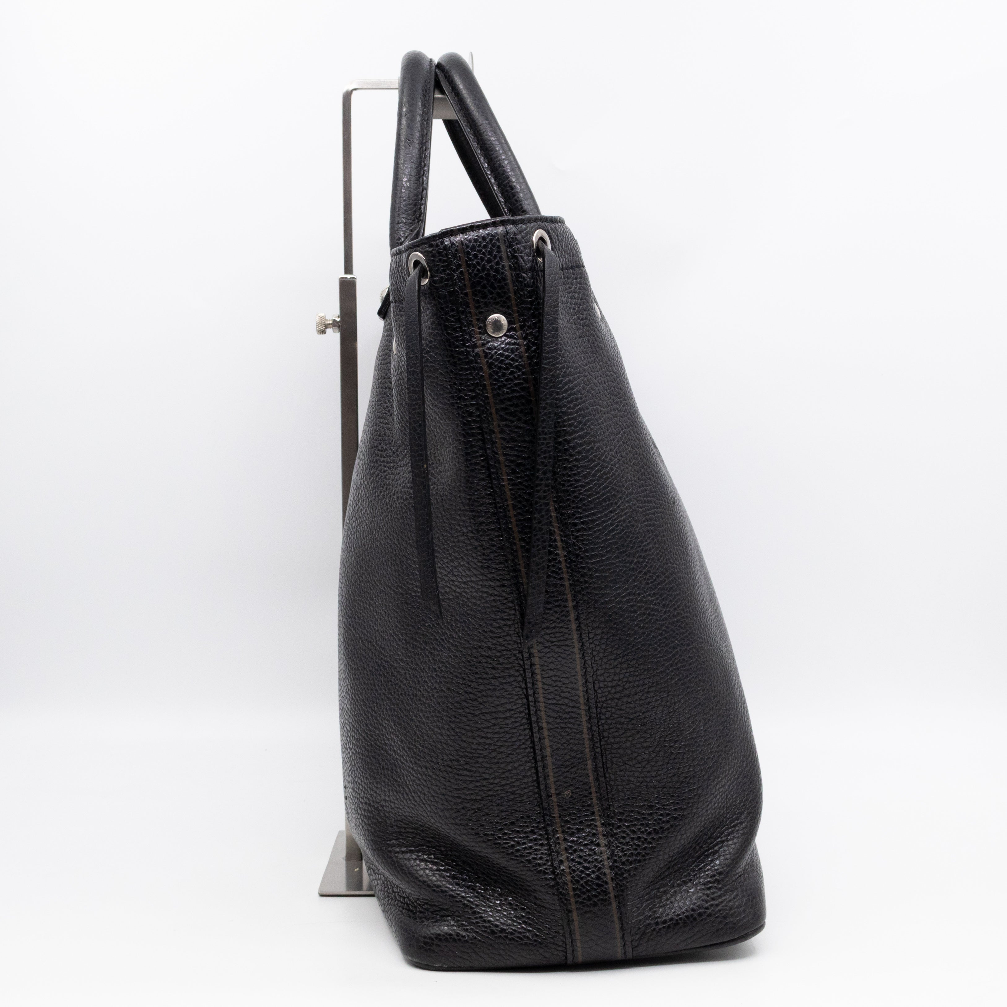 Tobago Trunks & Bags Black Suhali Leather