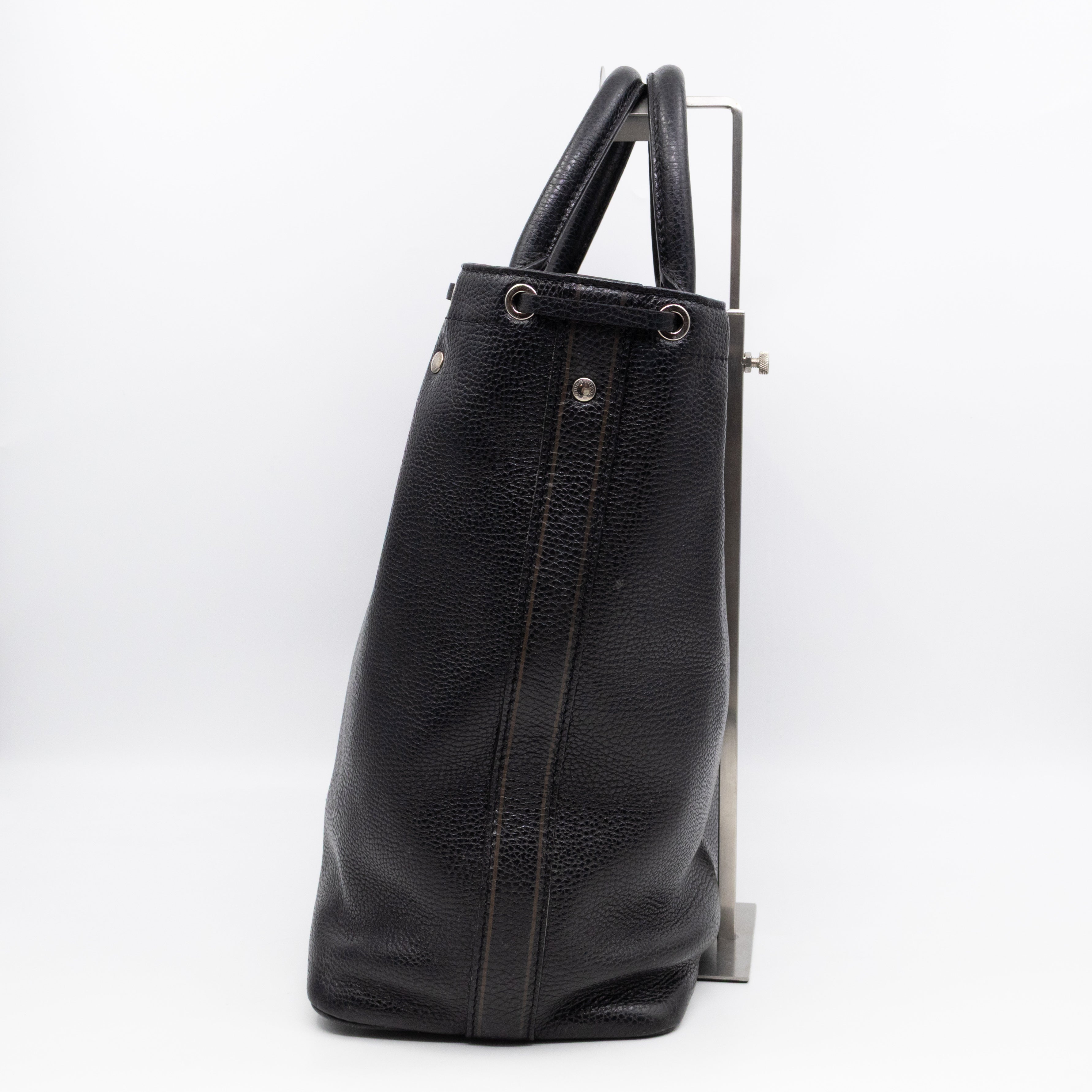 Tobago Trunks & Bags Black Suhali Leather