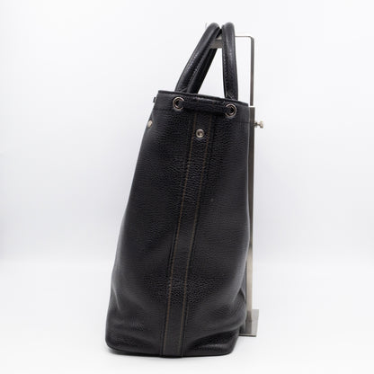 Tobago Trunks & Bags Black Suhali Leather