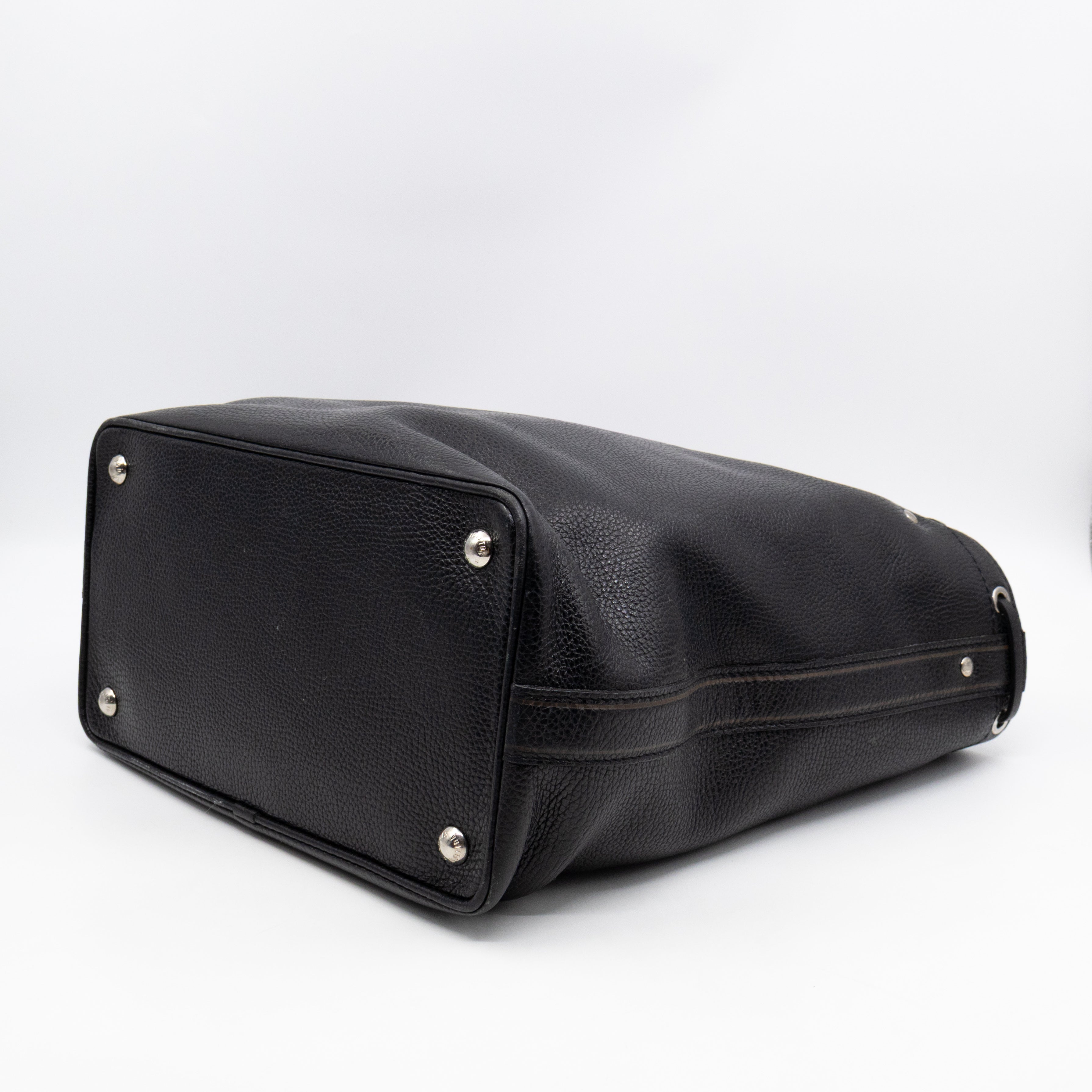 Tobago Trunks & Bags Black Suhali Leather