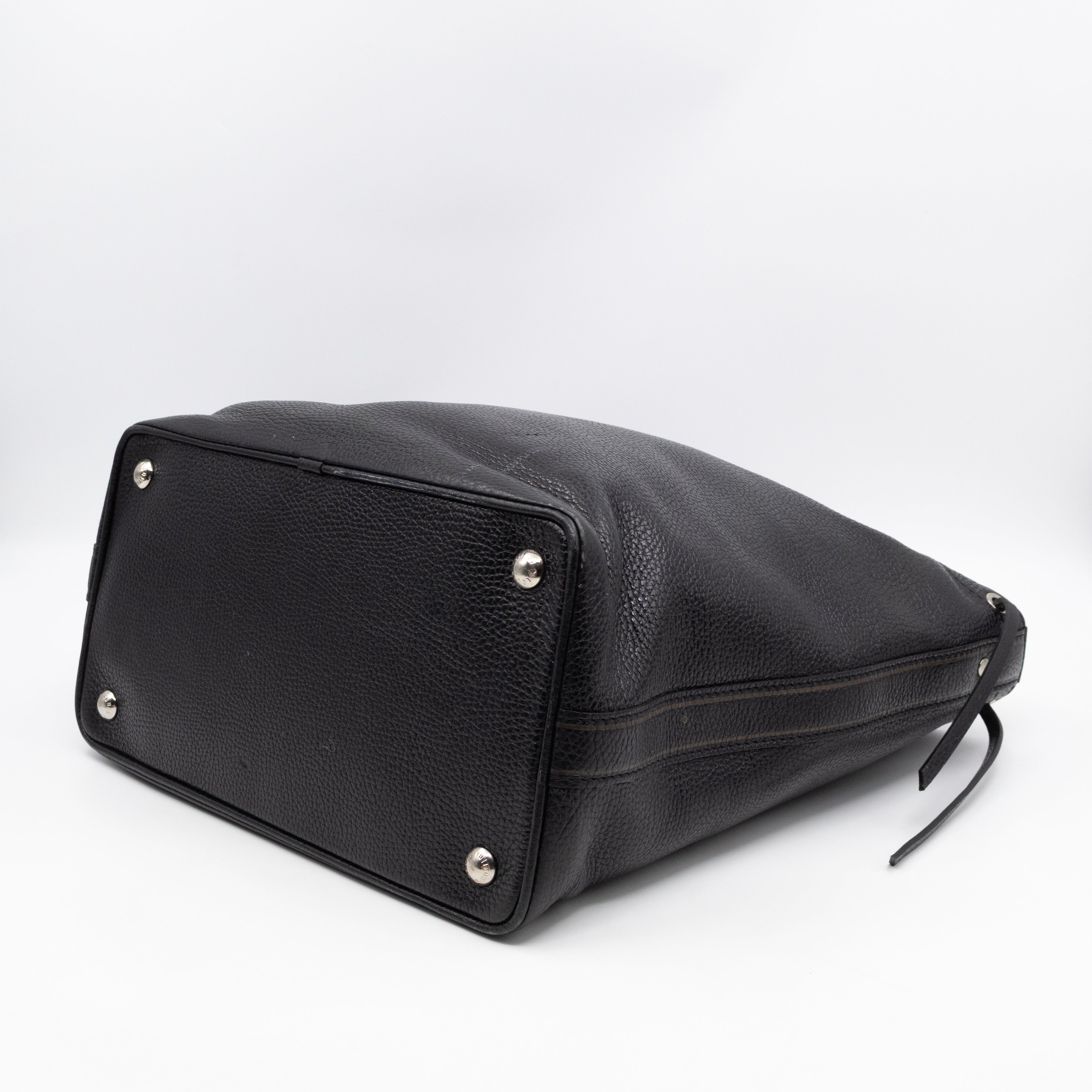 Tobago Trunks & Bags Black Suhali Leather