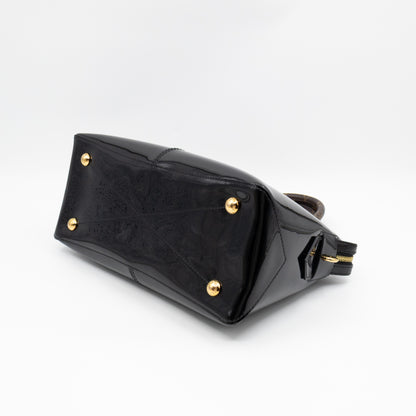 Miroir Tote Metallic Black Vernis