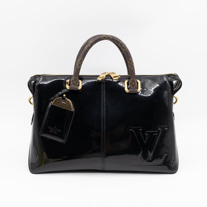 Miroir Tote Metallic Black Vernis