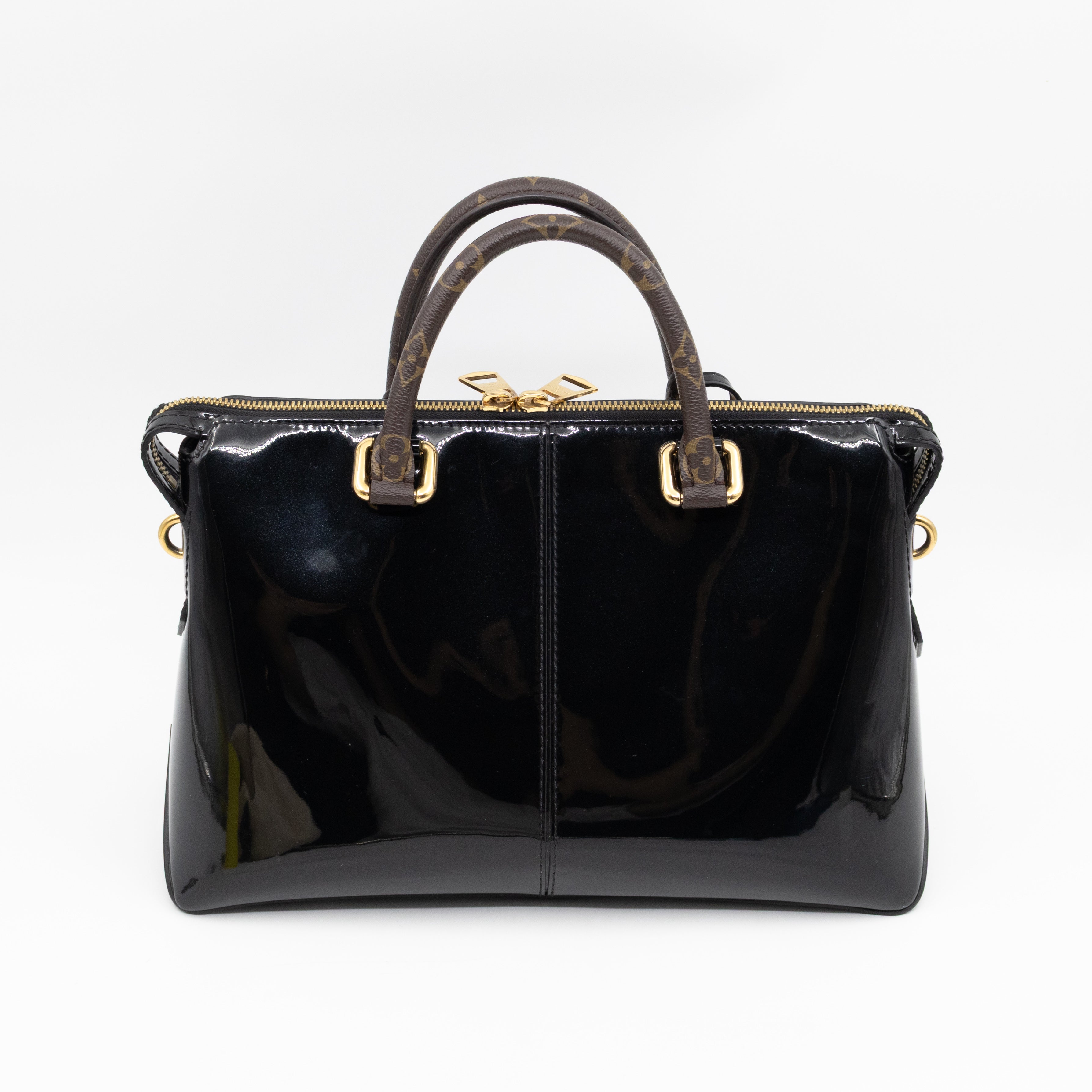 Miroir Tote Metallic Black Vernis