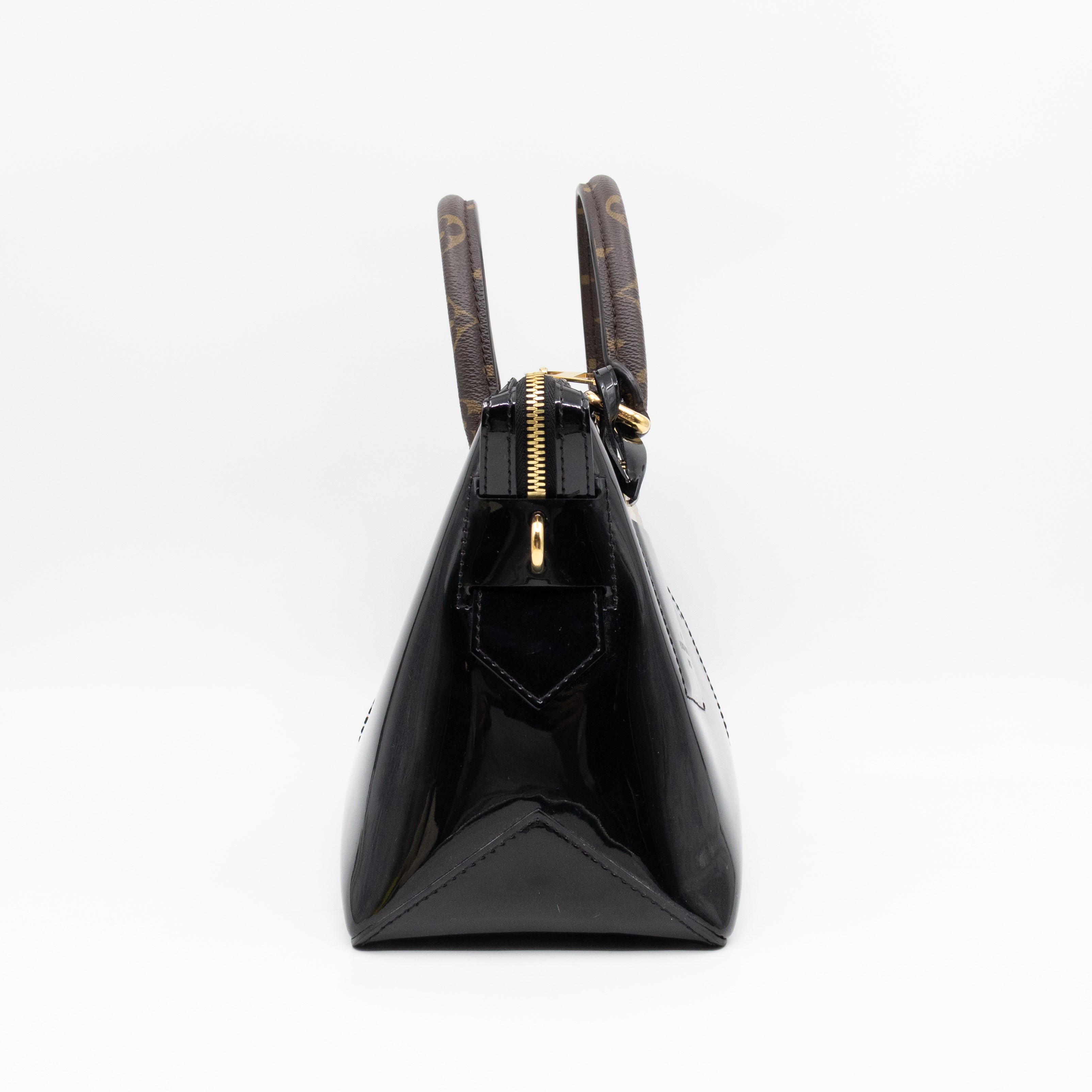 Miroir Tote Metallic Black Vernis
