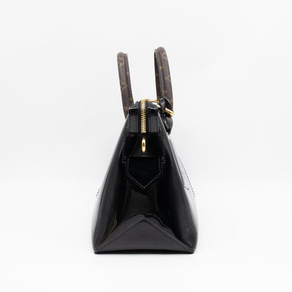 Miroir Tote Metallic Black Vernis