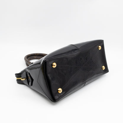 Miroir Tote Metallic Black Vernis